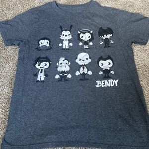 Boys Medium “Bendy” Gray T Shirt
